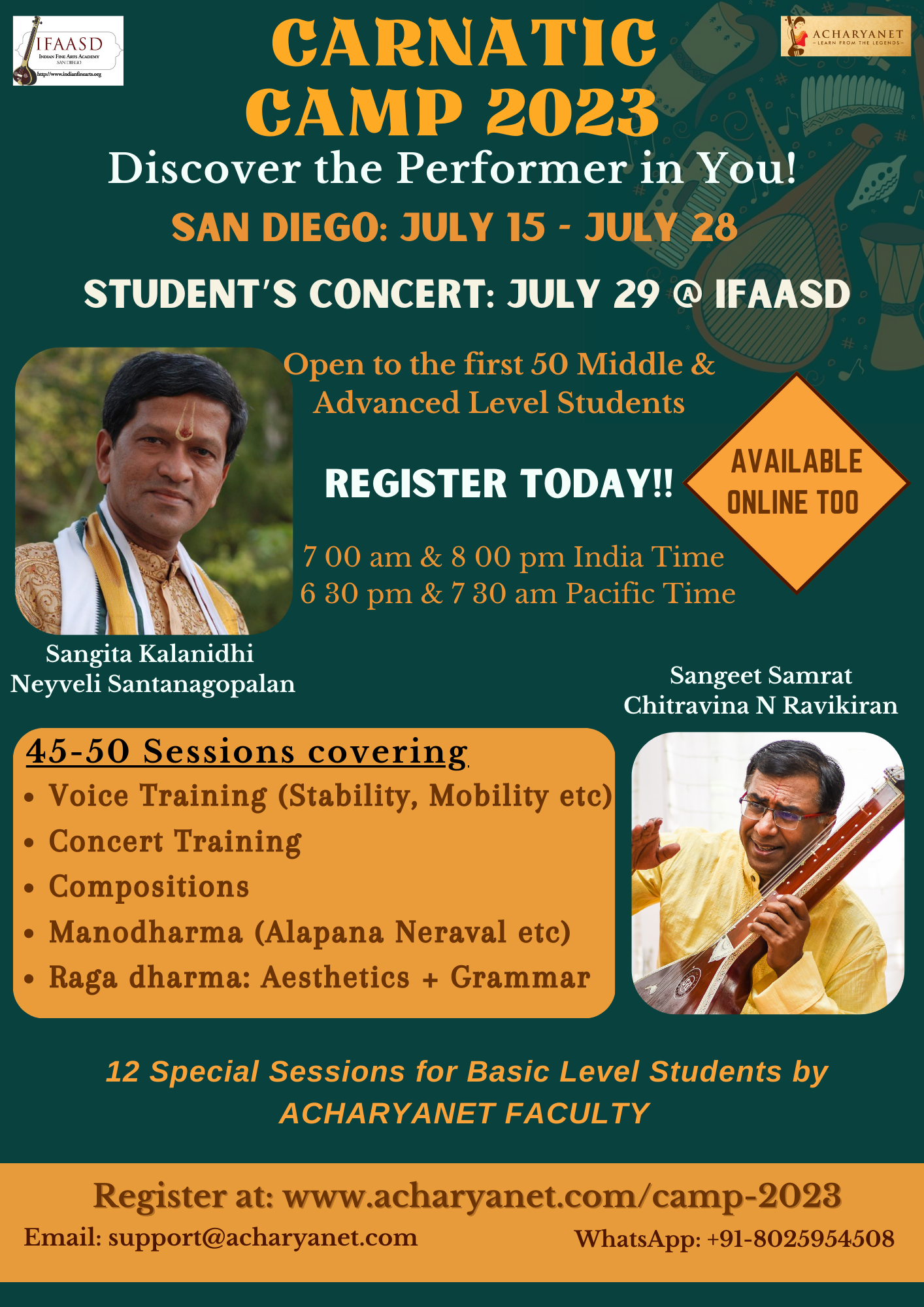 Global Carnatic Camp 2023